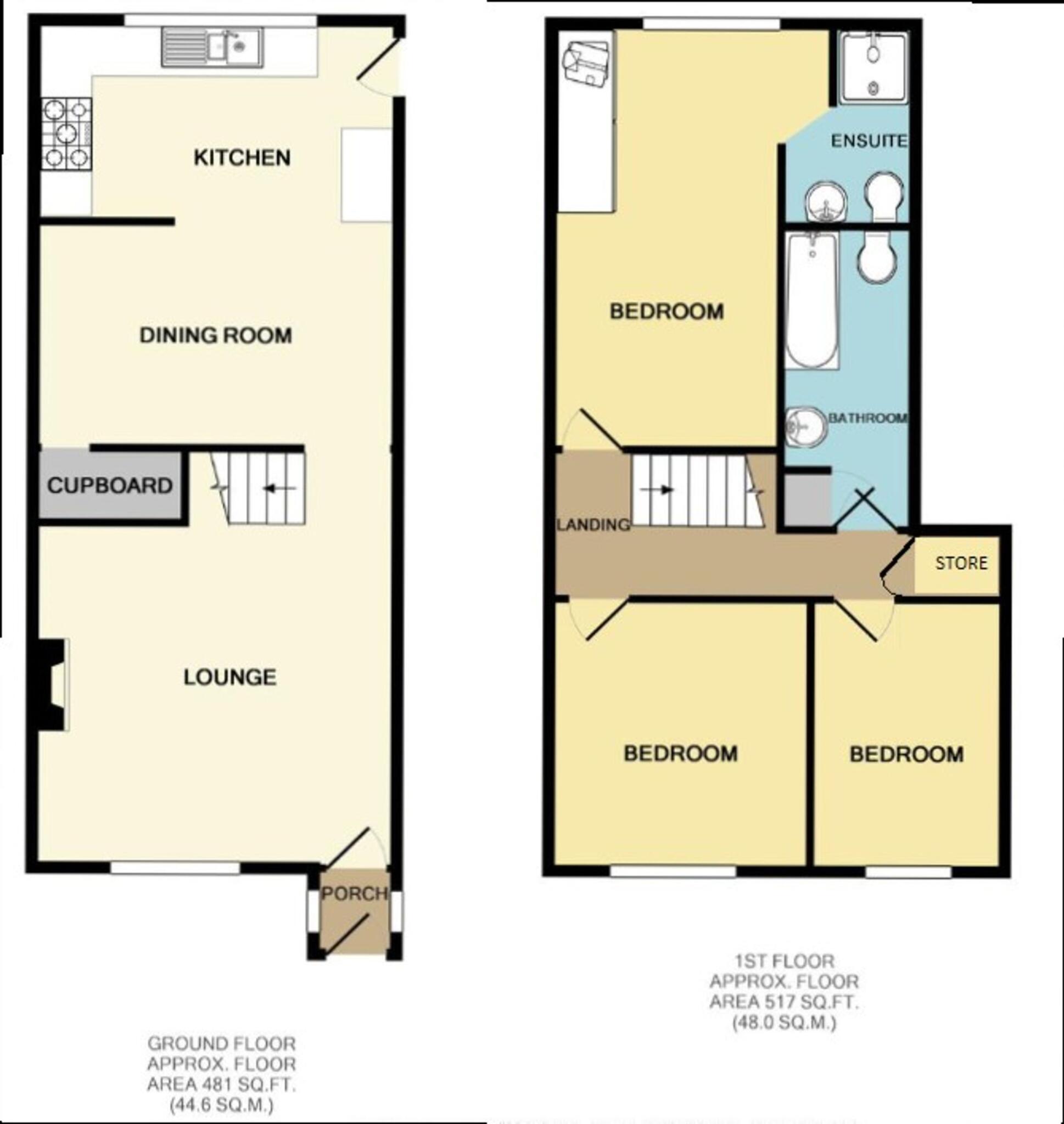 Chunal Lane, Glossop, SK13 floorplan