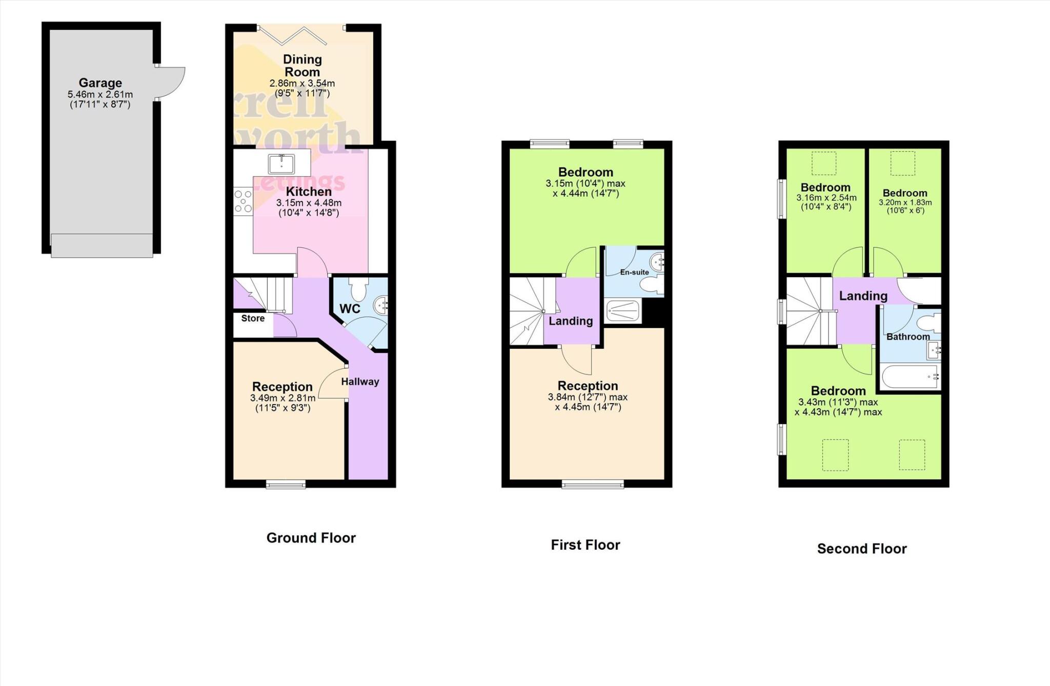 Dunham Drive, Whittle Le Woods, Chorley floorplan
