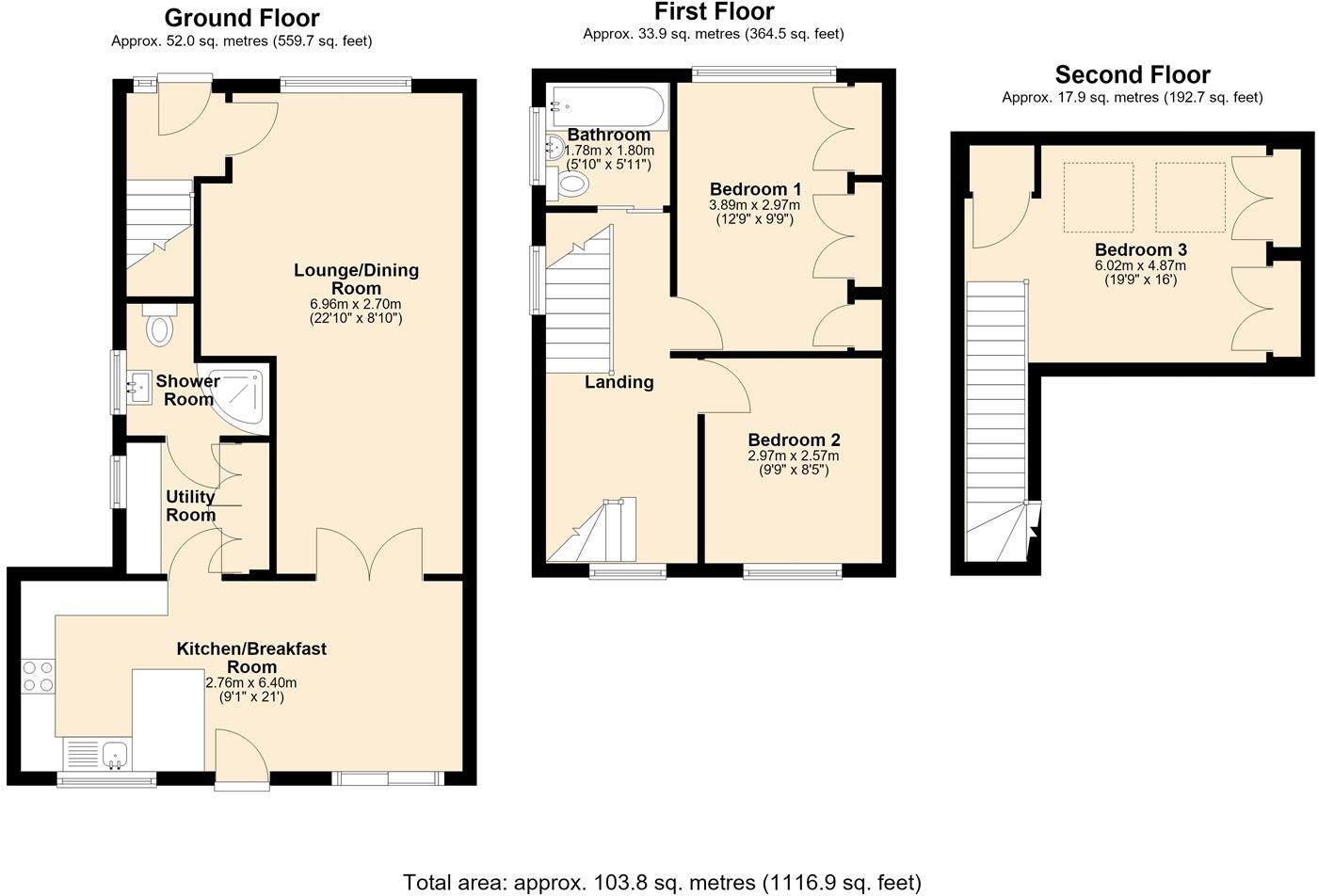 Robertson Drive, Sheffield floorplan
