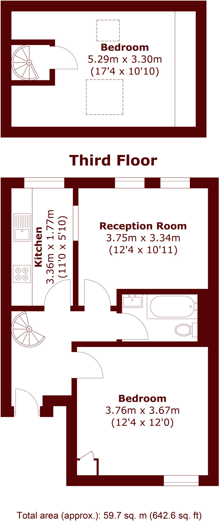 Cavendish Road, Balham floorplan