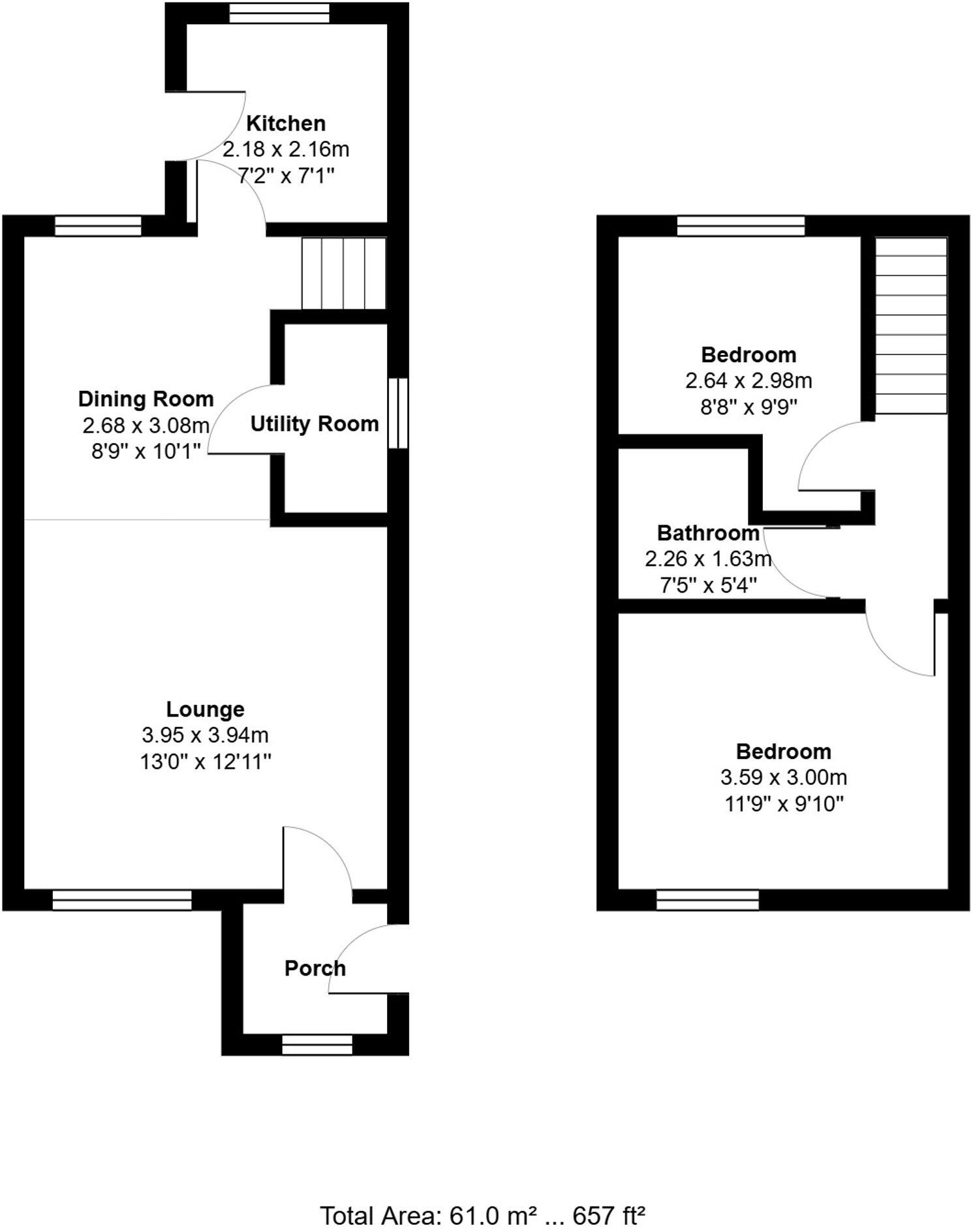Orrell Lane, Burscough, L40 floorplan