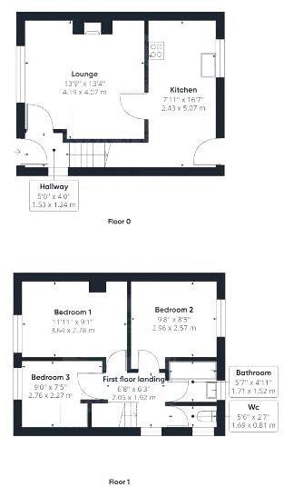 Beaconsview Road, Cinderford floorplan