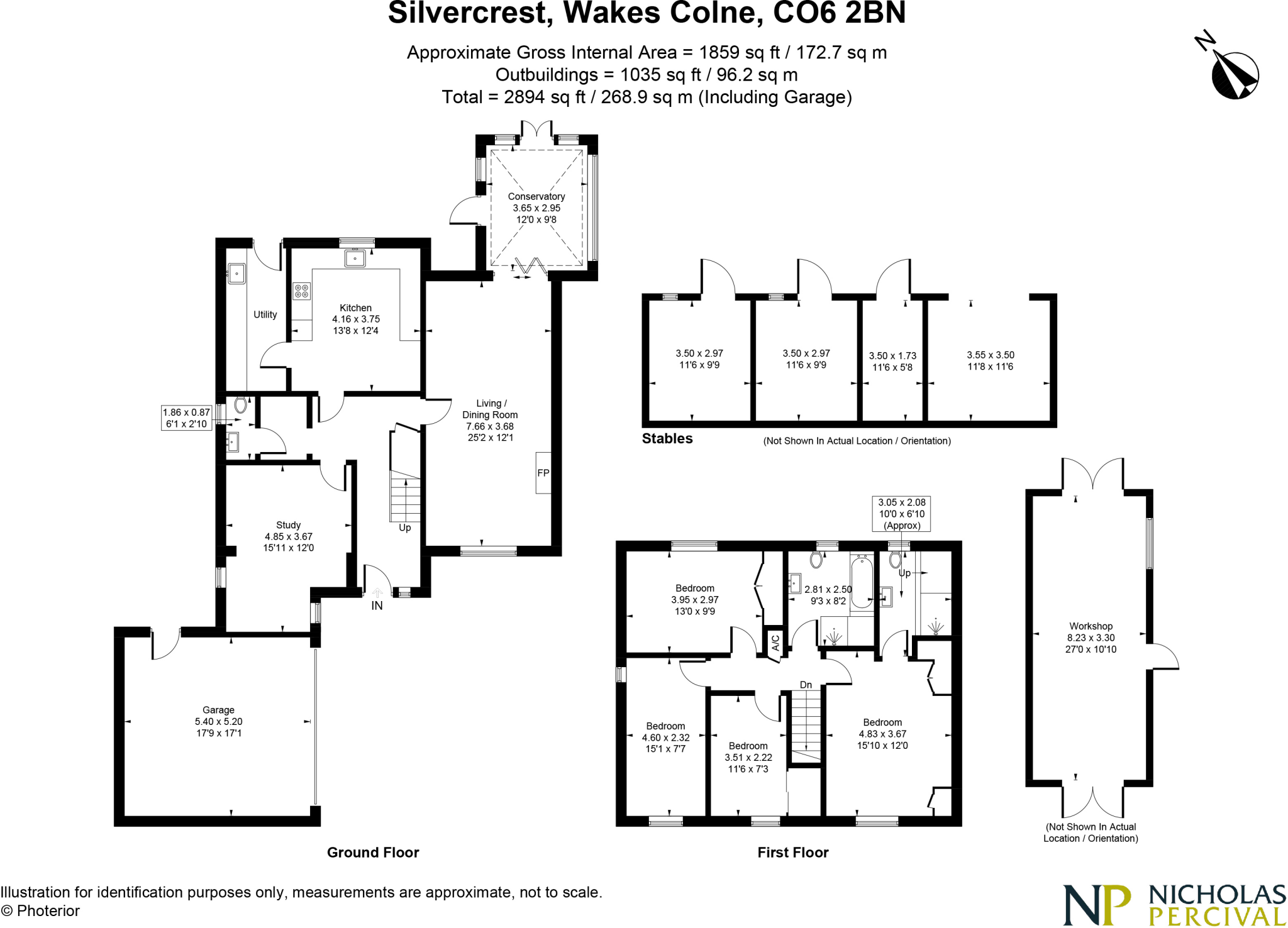 Middle Green, Wakes Colne, Colchester floorplan