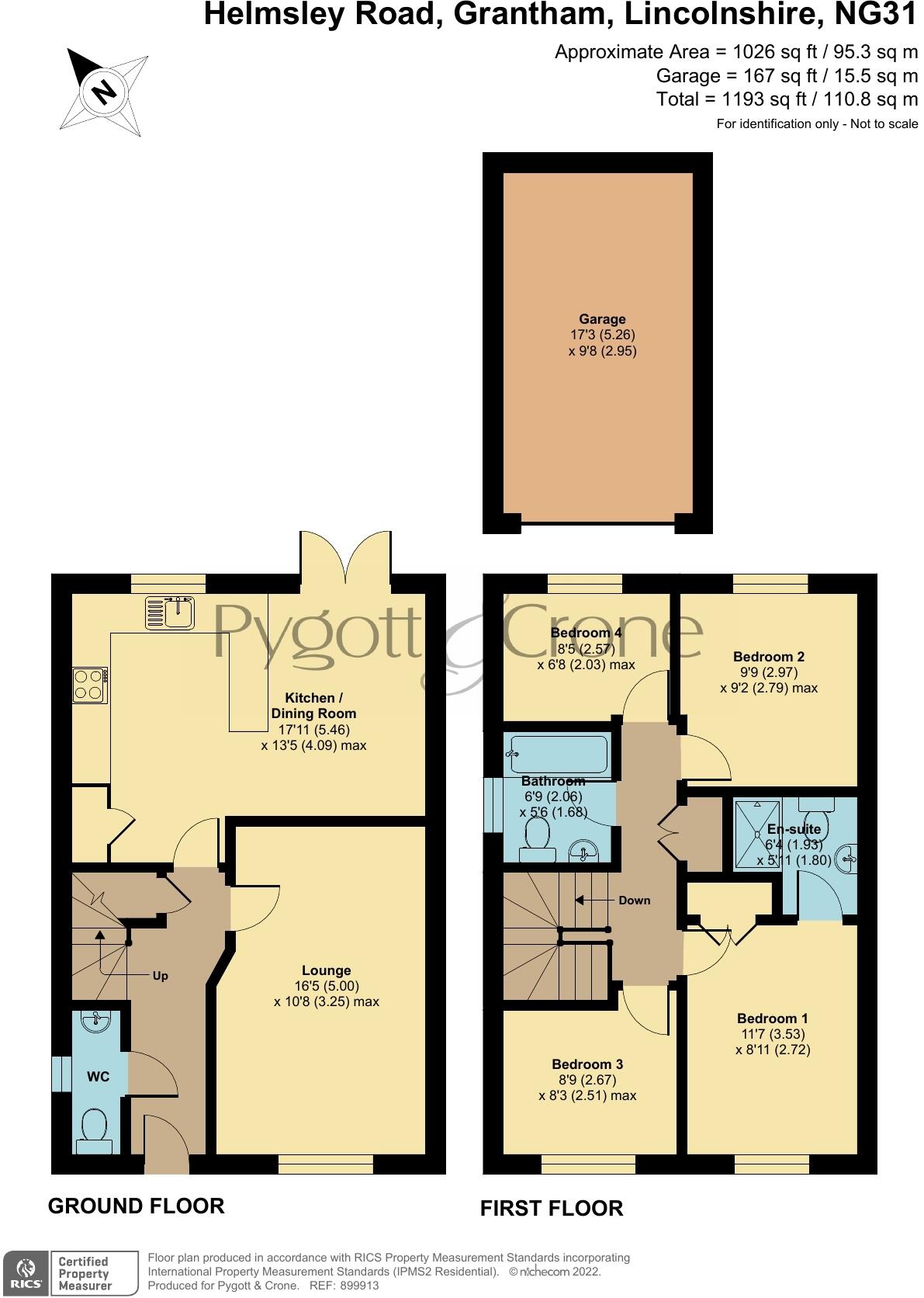 Helmsley Road, Grantham, Lincolnshire, NG31  floorplan