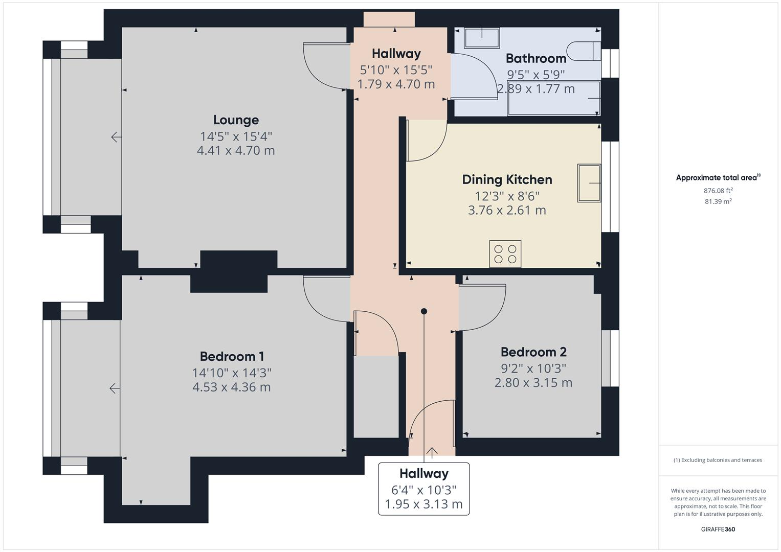 Scarsdale Place, Buxton floorplan