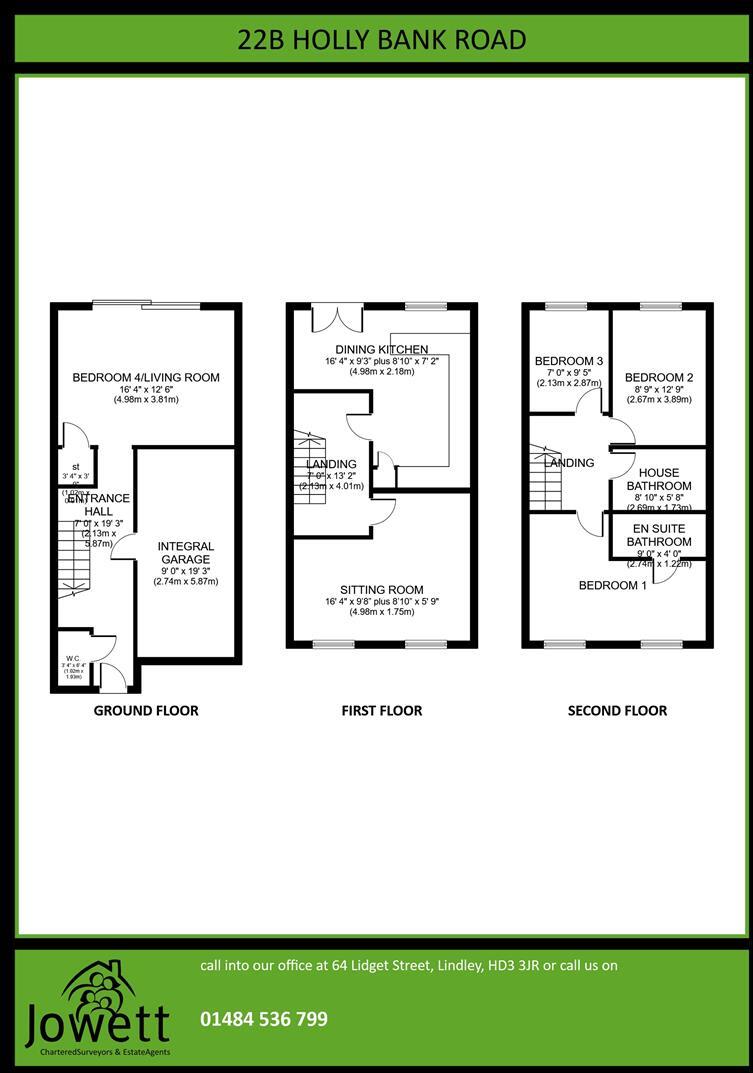 22B, Holly Bank Road, Huddersfield floorplan