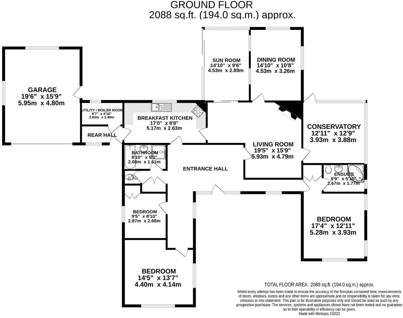 Trap Street, Lower Withington, SK11 floorplan