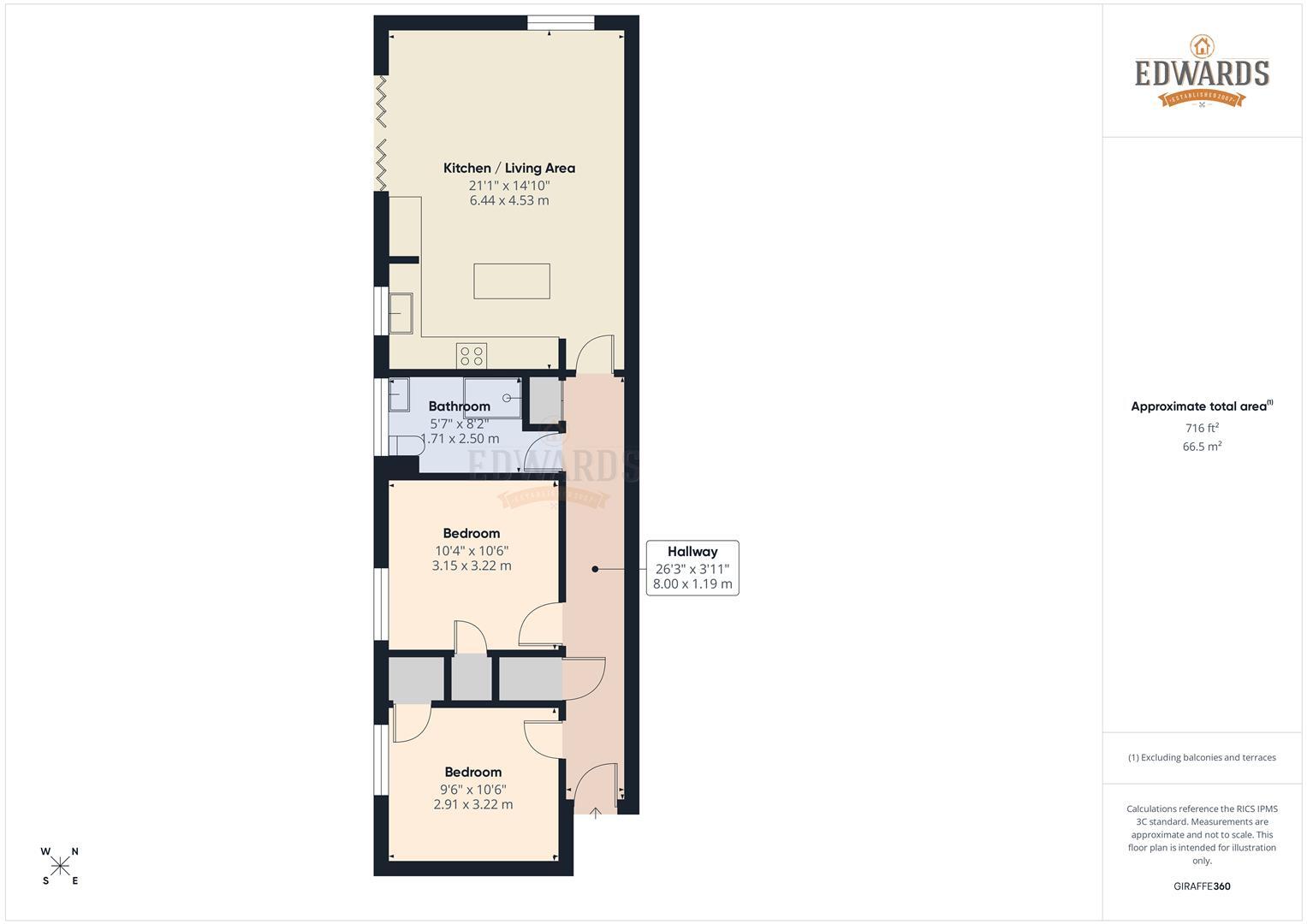 Padua, Warwick Court, Stratford-Upon-Avon floorplan