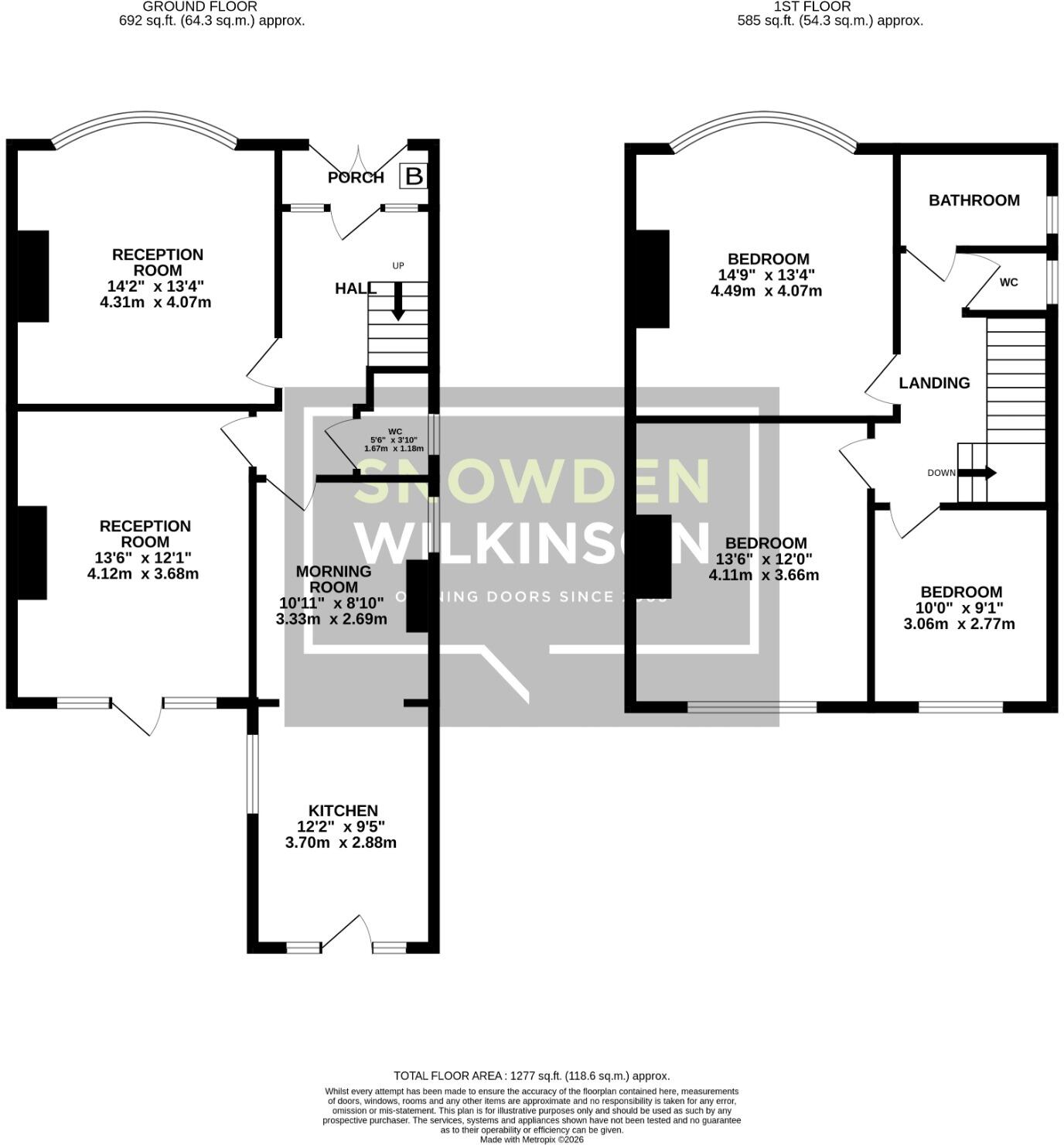12, Albert Road, Cheadle Hulme floorplan