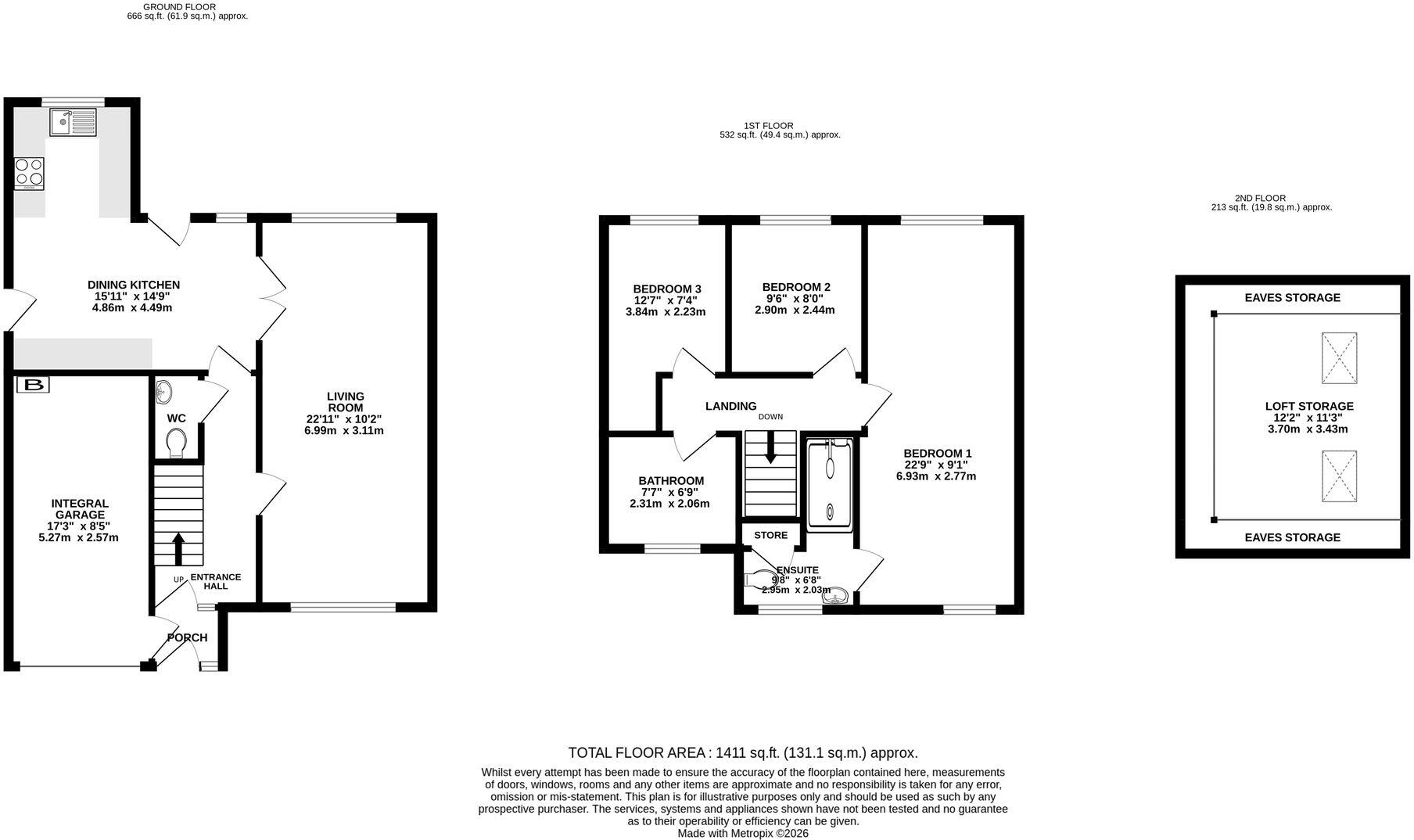 Marlow Drive, Handforth, SK9 floorplan