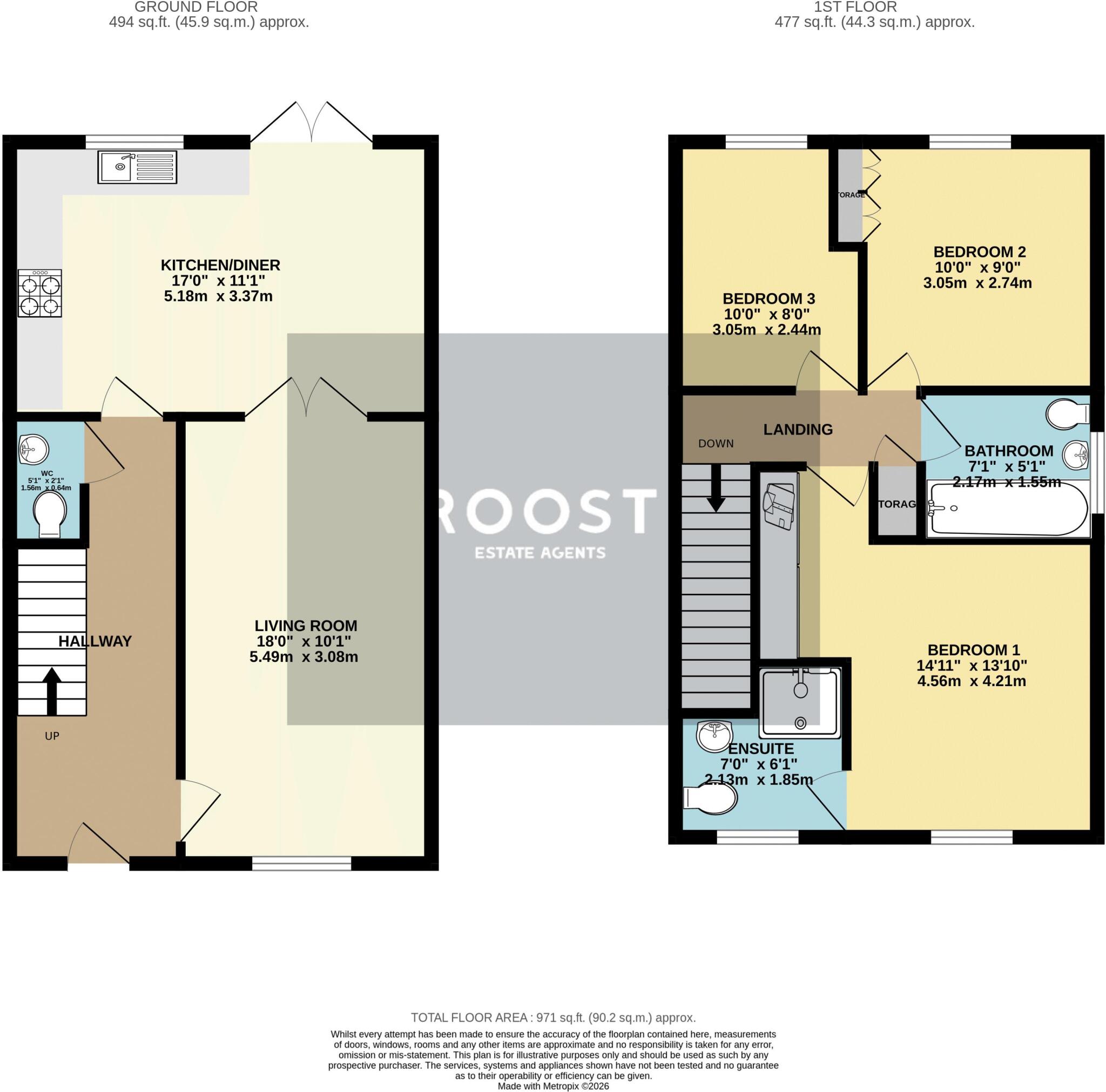 Baatsfjord Close, New Waltham floorplan