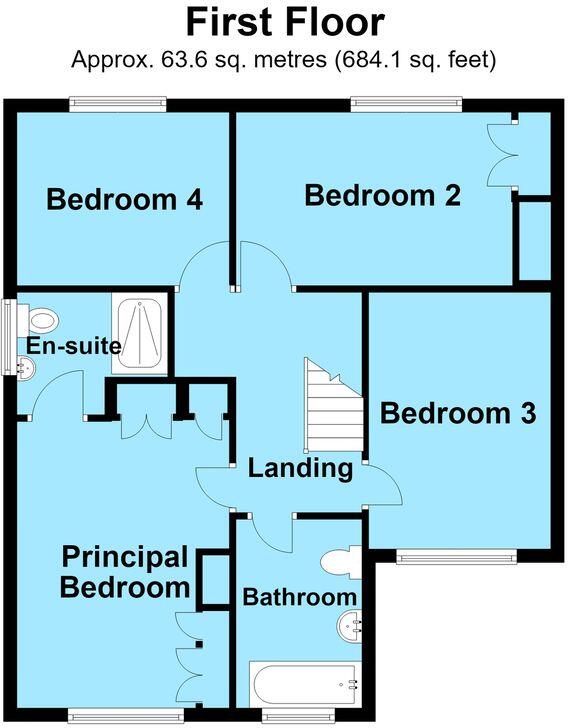 Shelley Drive, Lutterworth, LE17 floorplan