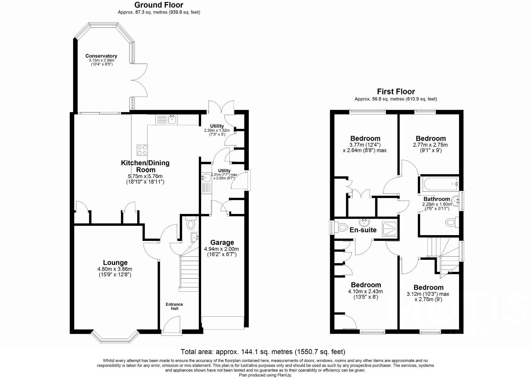 Woodcock Gardens, Hawkinge, CT18 floorplan