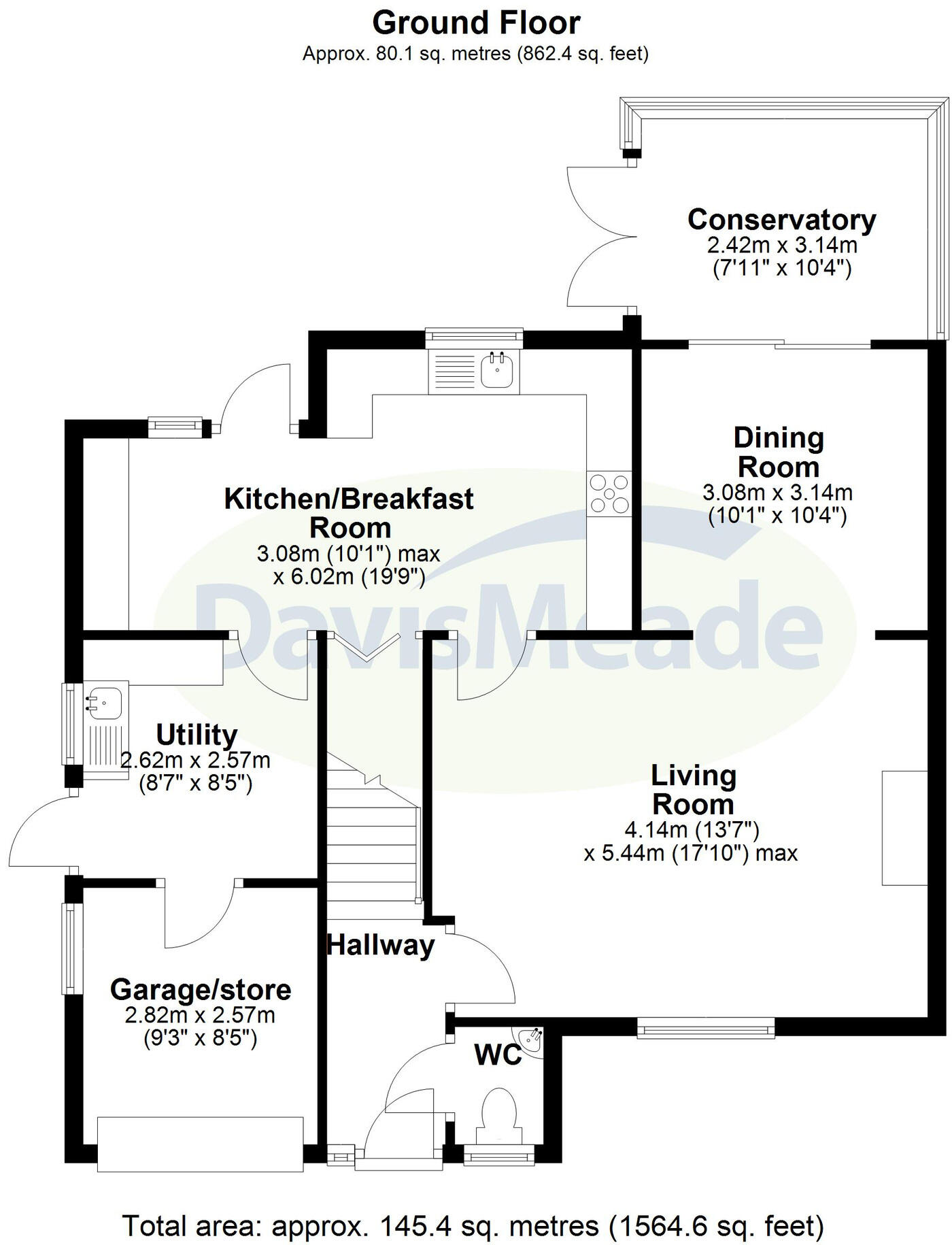 Barn End, Marshfield floorplan