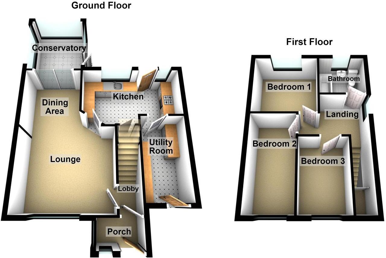 Rae Avenue, Wallsend floorplan