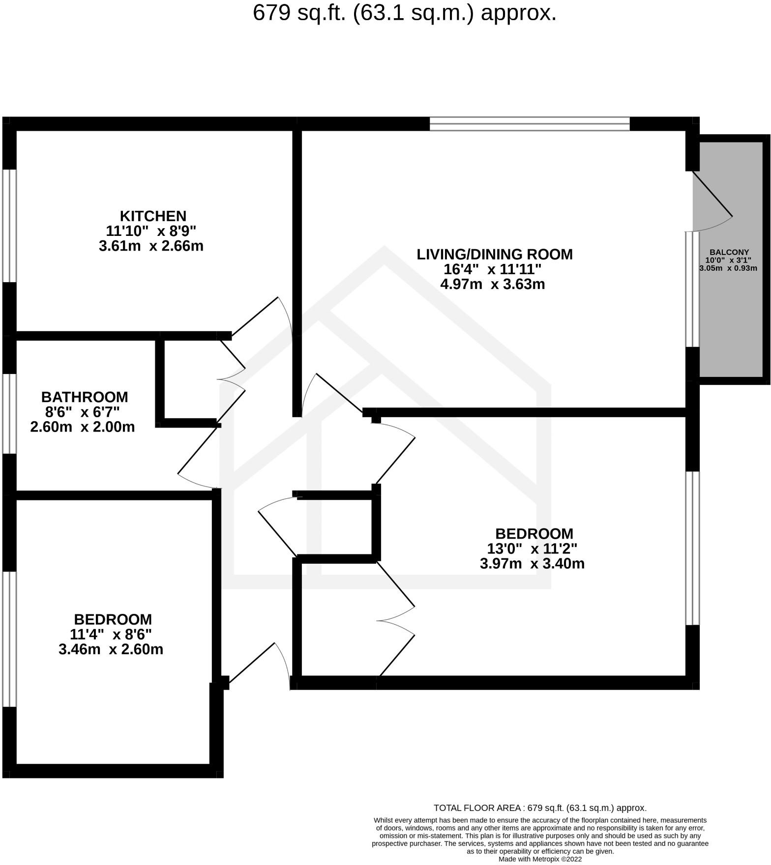 Becton Lane, Barton on Sea floorplan