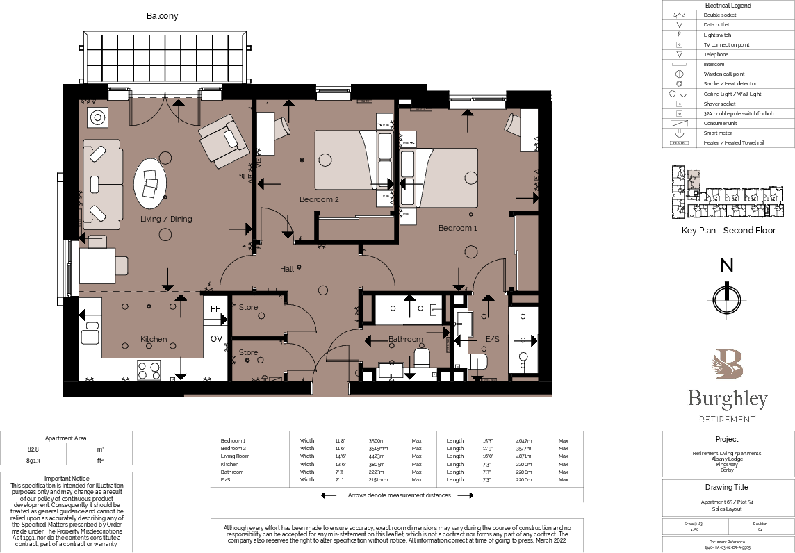 65 Bramble Drive, Derby, Derbyshire, DE22 floorplan
