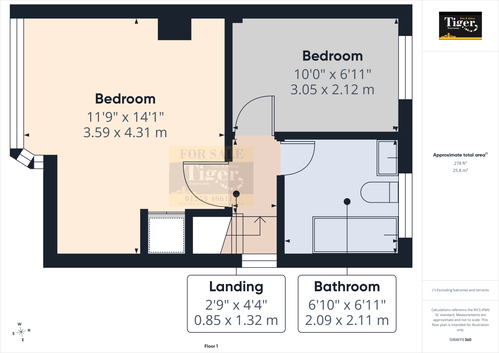 Sunningdale Avenue, Blackpool floorplan