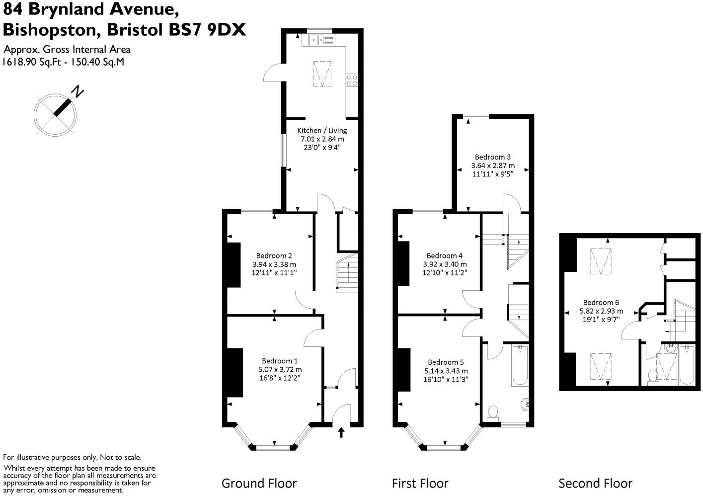 Brynland Avenue, Bishopston, Bristol, BS7 floorplan