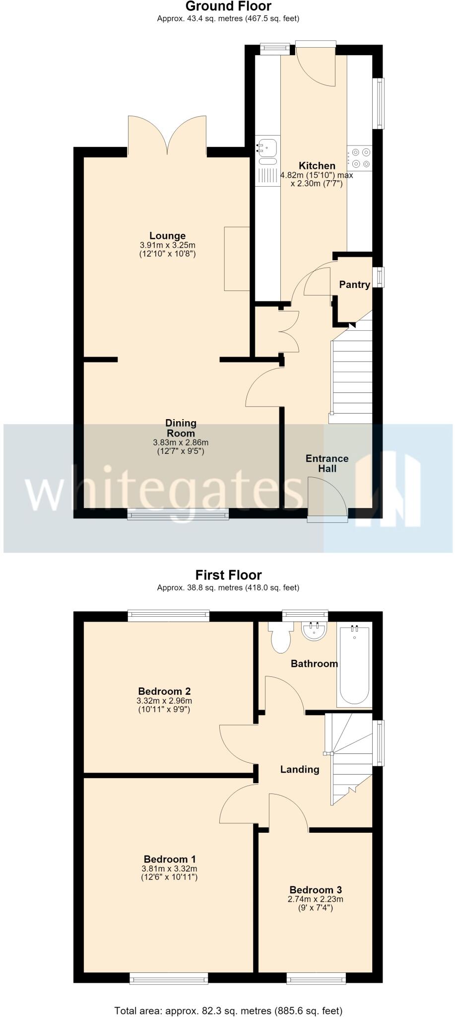 Cross Lane, Royston, S71 floorplan