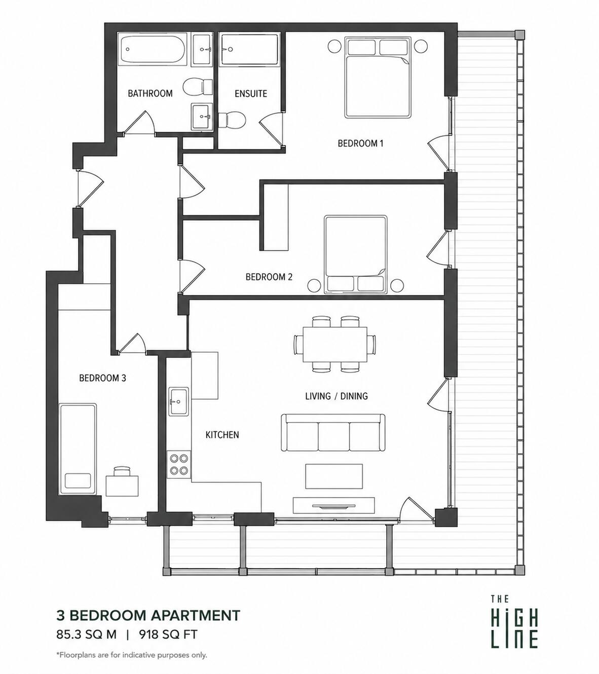 The Highline, 27 Radial Avenue floorplan