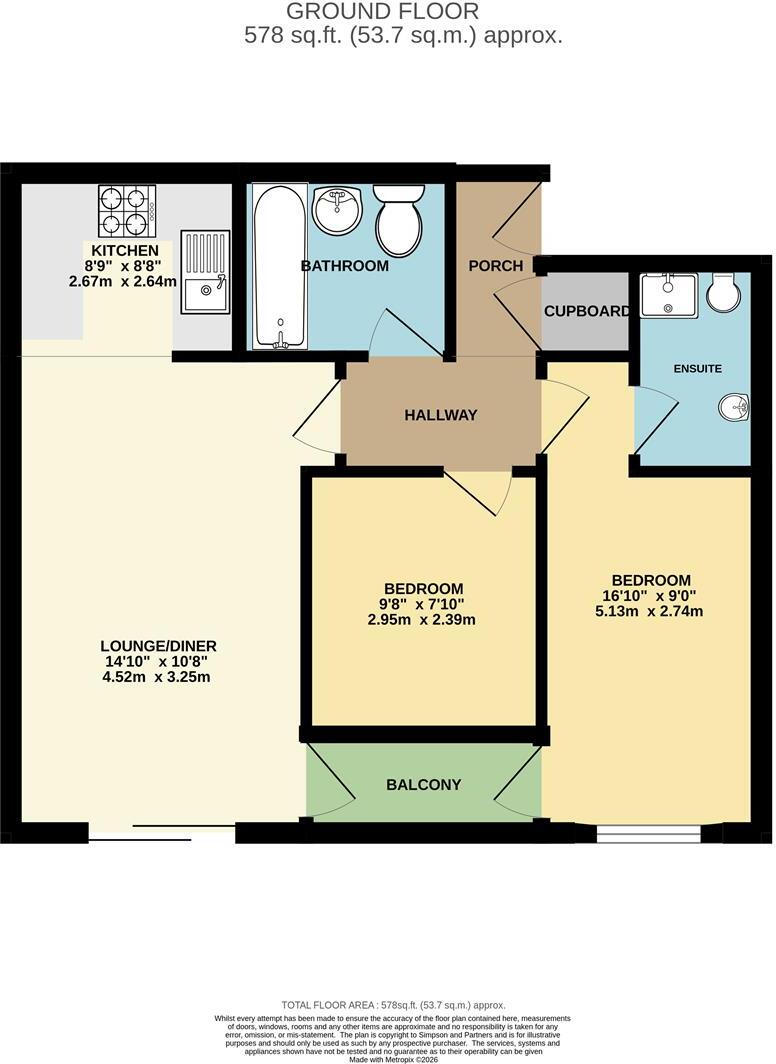 NN4 8GE, Henry Bird Way, Southbridge floorplan