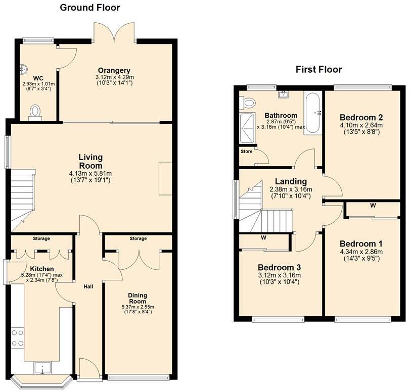 Rugeley Road, Burntwood, WS7 1NR floorplan