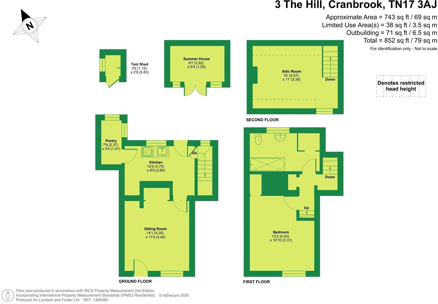 The Hill, Cranbrook floorplan