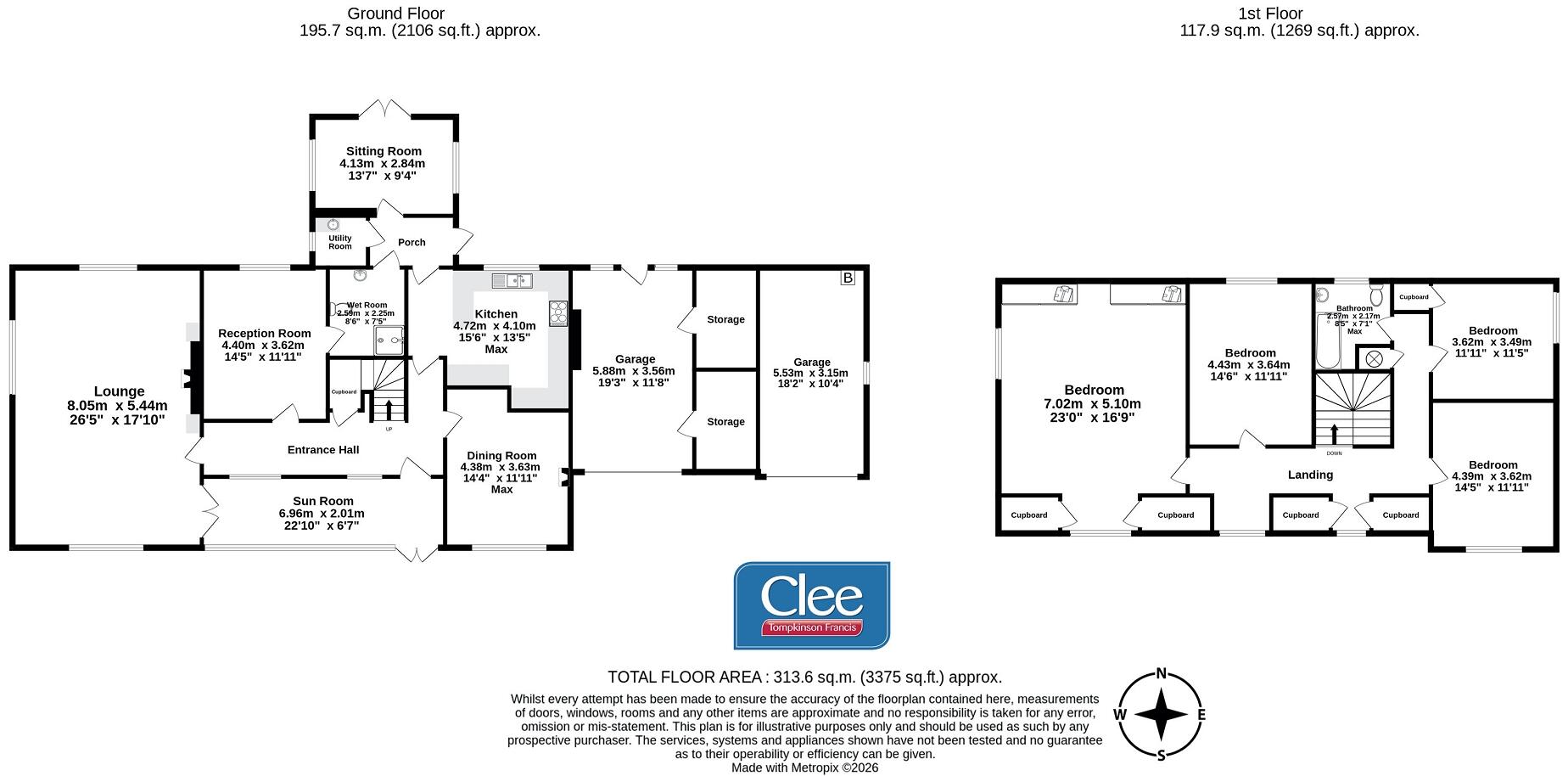 Bwlch, Brecon, Powys. floorplan