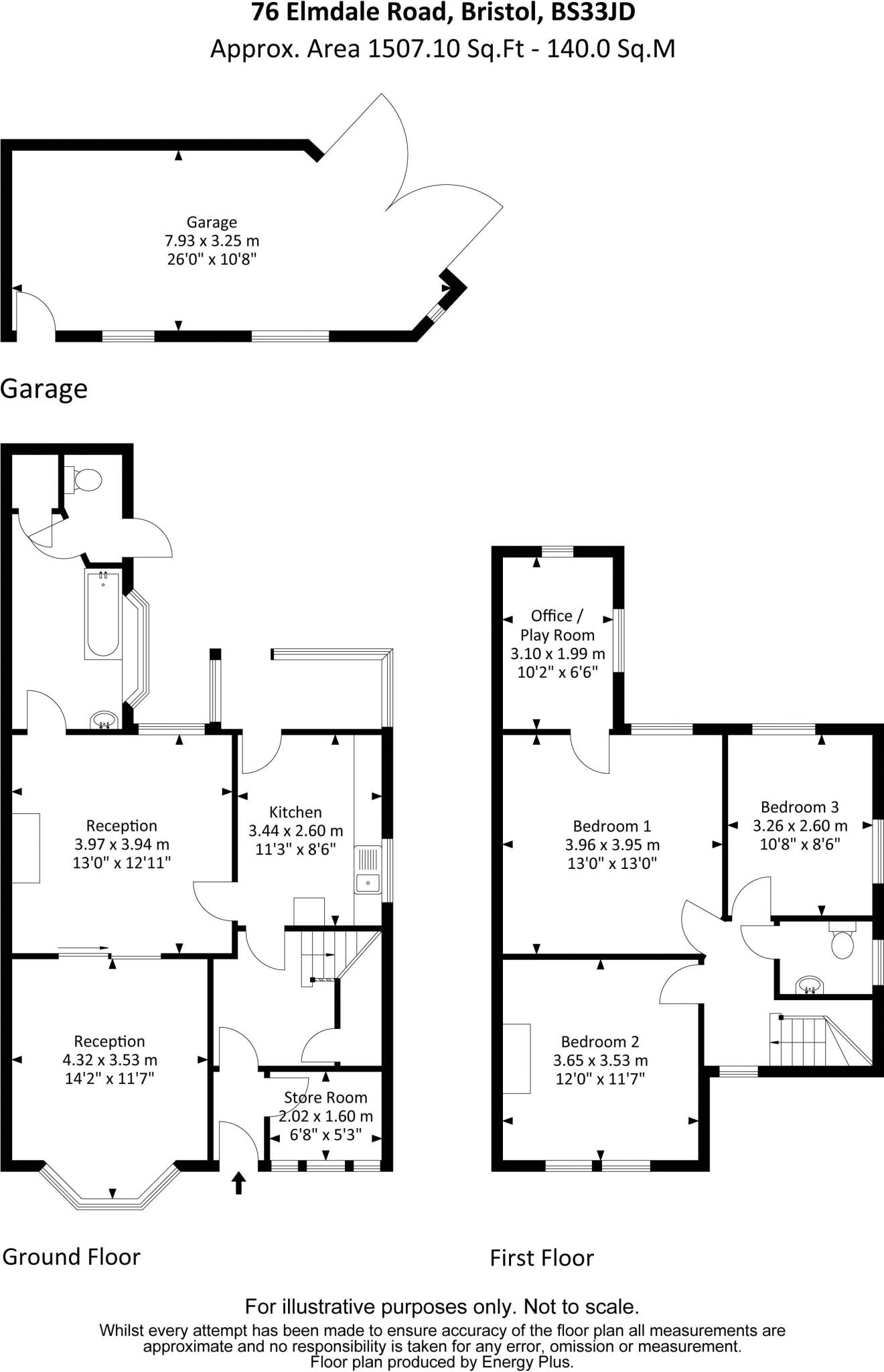 Elmdale Road, Bedminster, Bristol floorplan