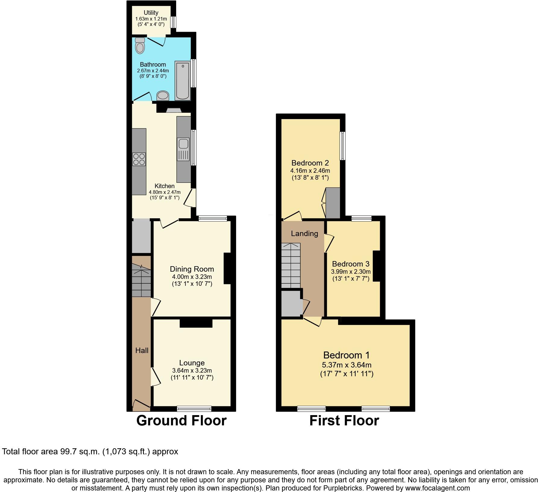 Albert Street, Newcastle, ST5 floorplan