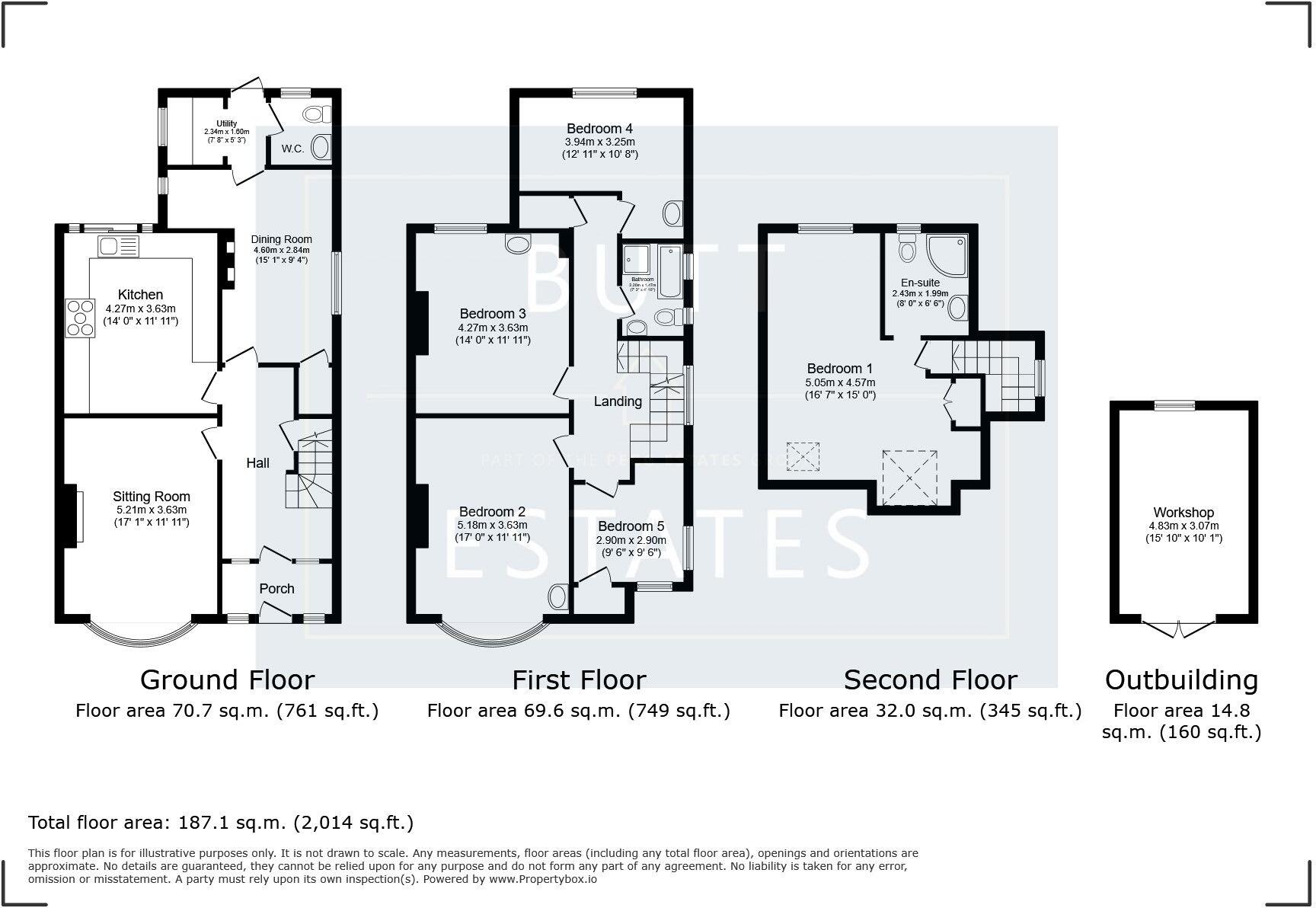 Fairfield Avenue, Exeter floorplan