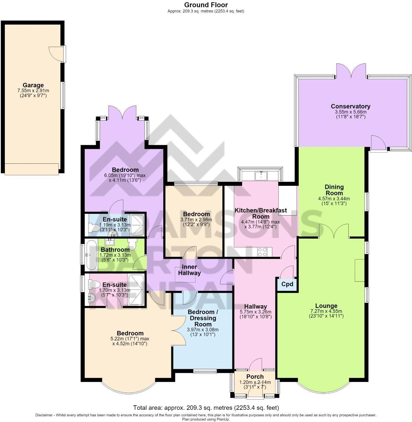 Bury & Rochdale Old Road, Birtle, OL10 floorplan