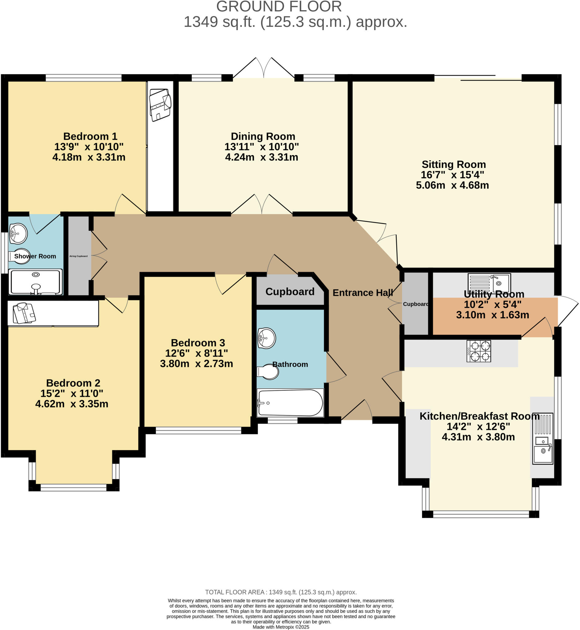 The Grove, Christchurch, Dorset, BH23 floorplan
