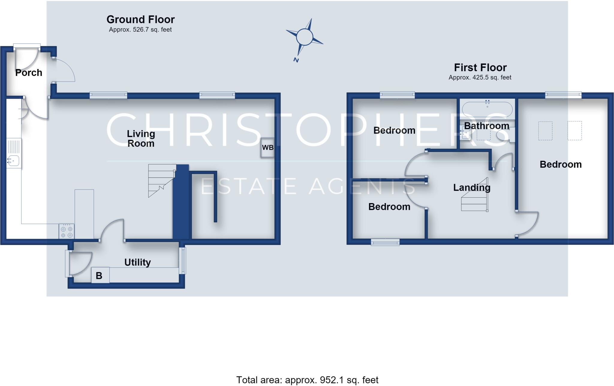 Lowertown, Helston, Cornwall floorplan