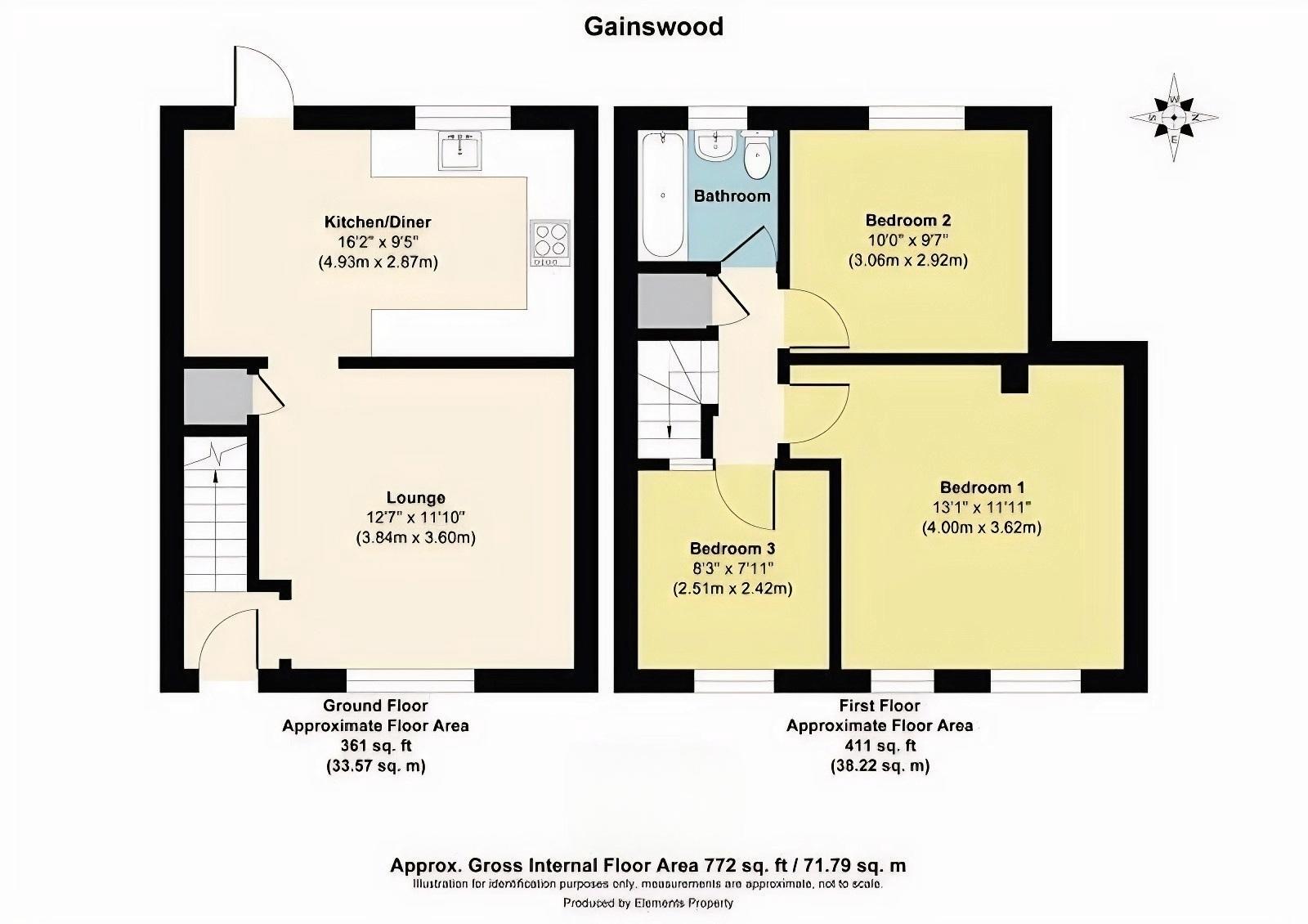 Gainswood, Welwyn Garden City floorplan