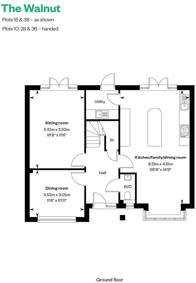 The Willows, Off Botley Road, Burridge floorplan
