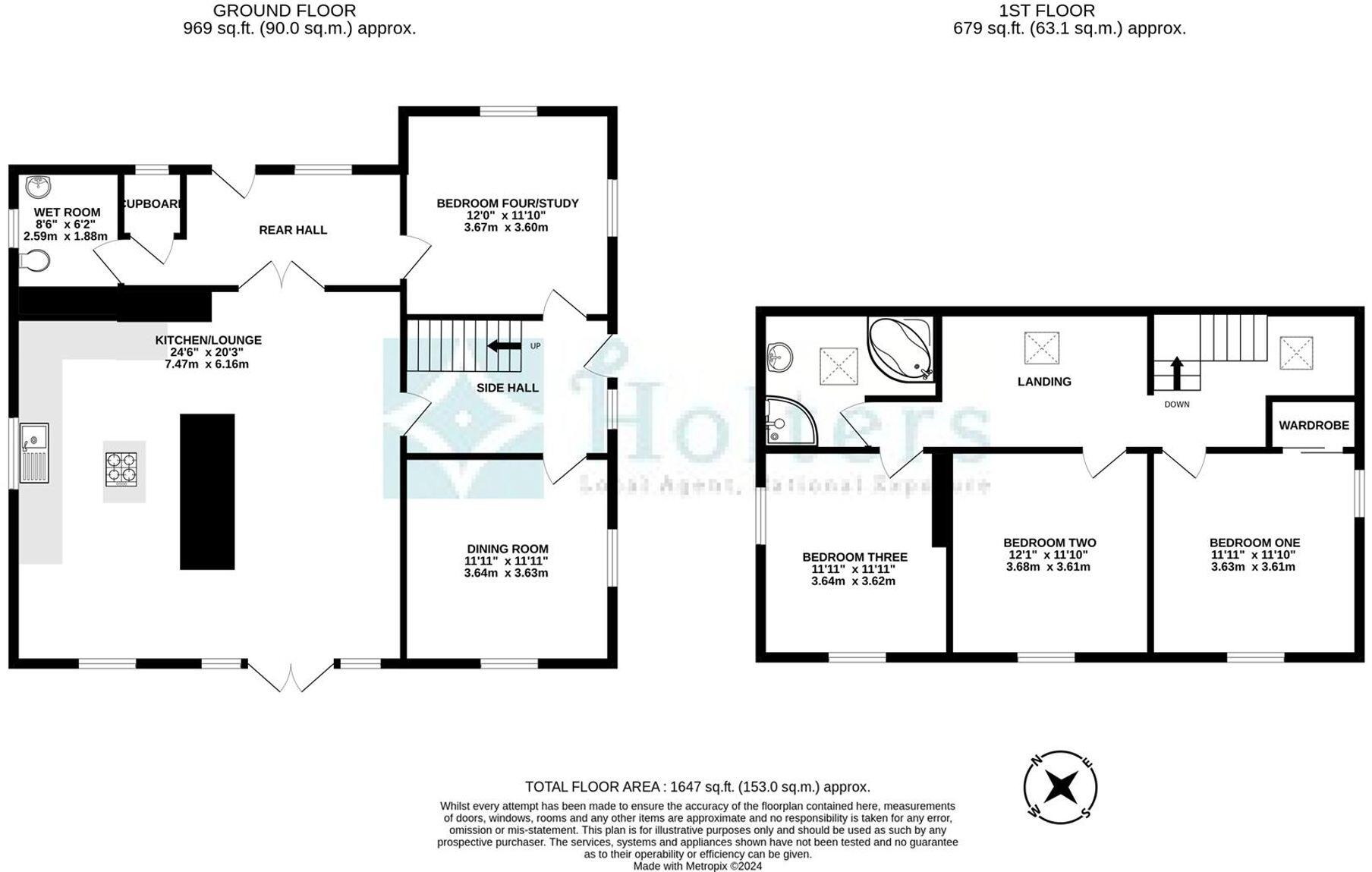 Llanhamlach, Brecon, LD3 floorplan