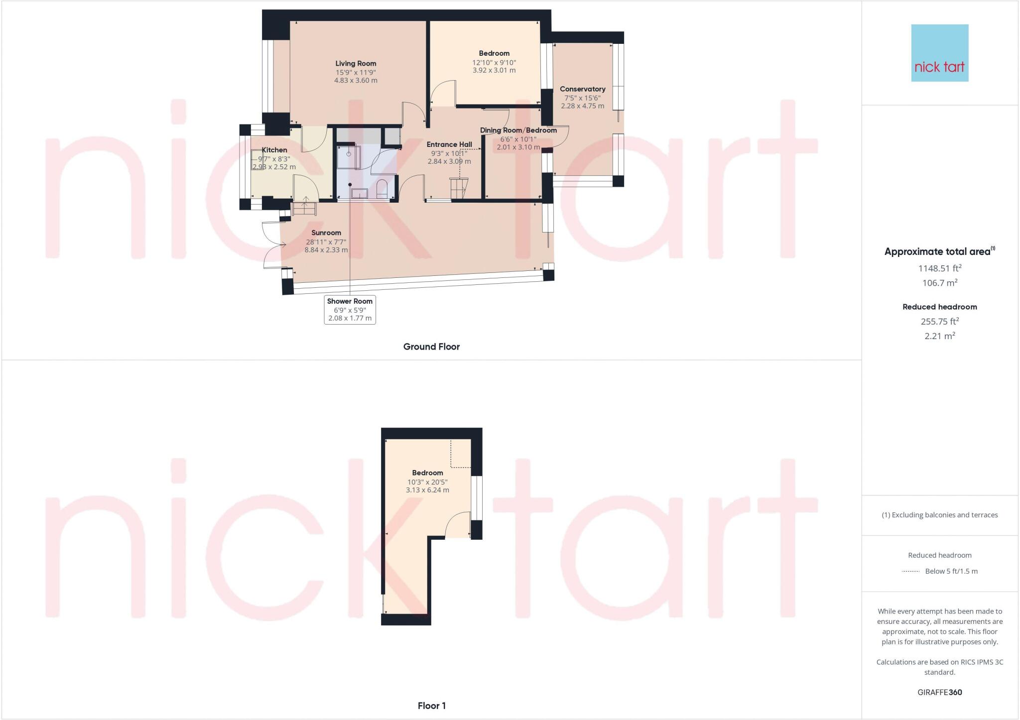Netherfield, Highley, Bridgnorth floorplan