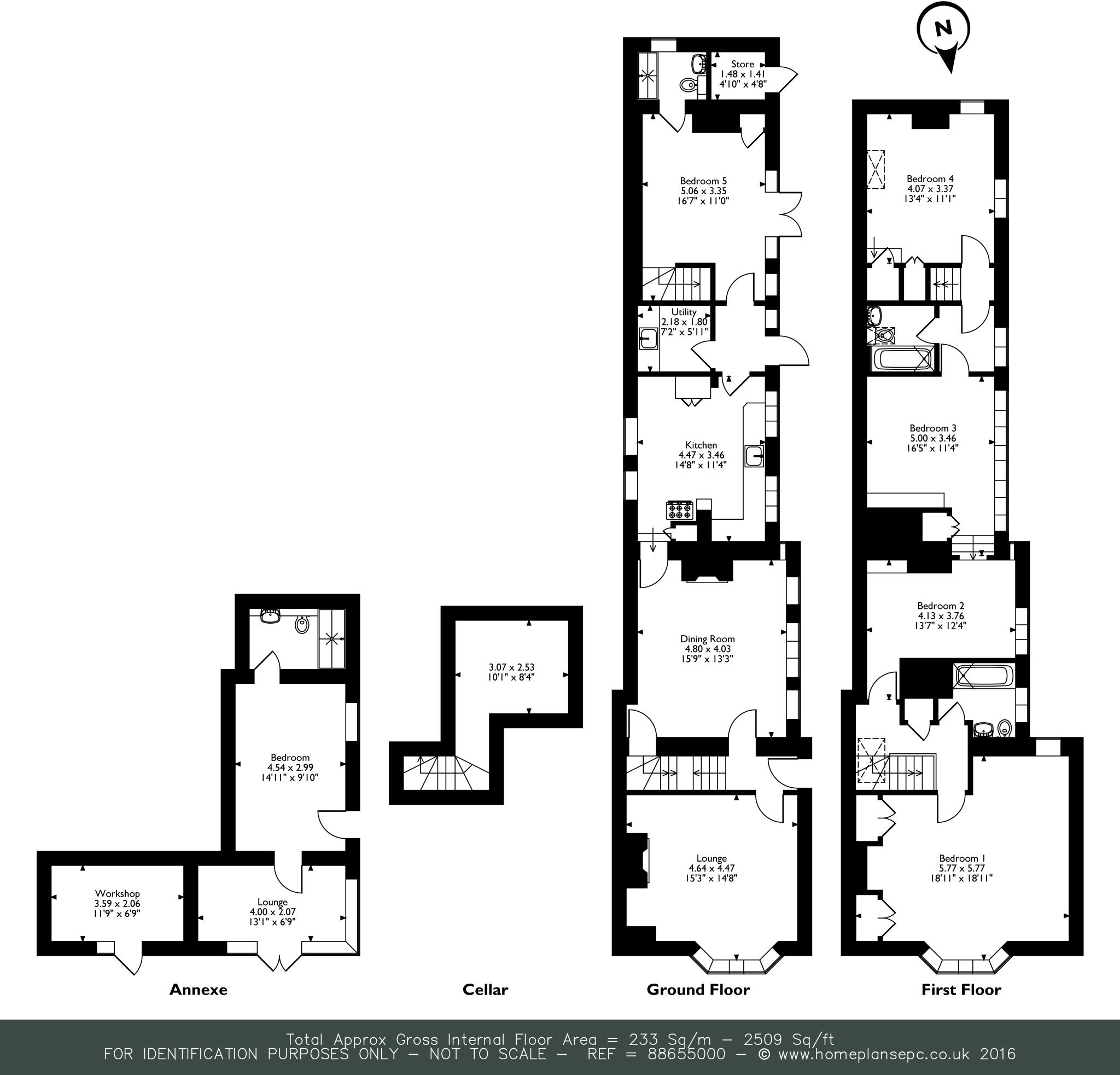 West Street, Oundle, Peterborough, PE8 floorplan