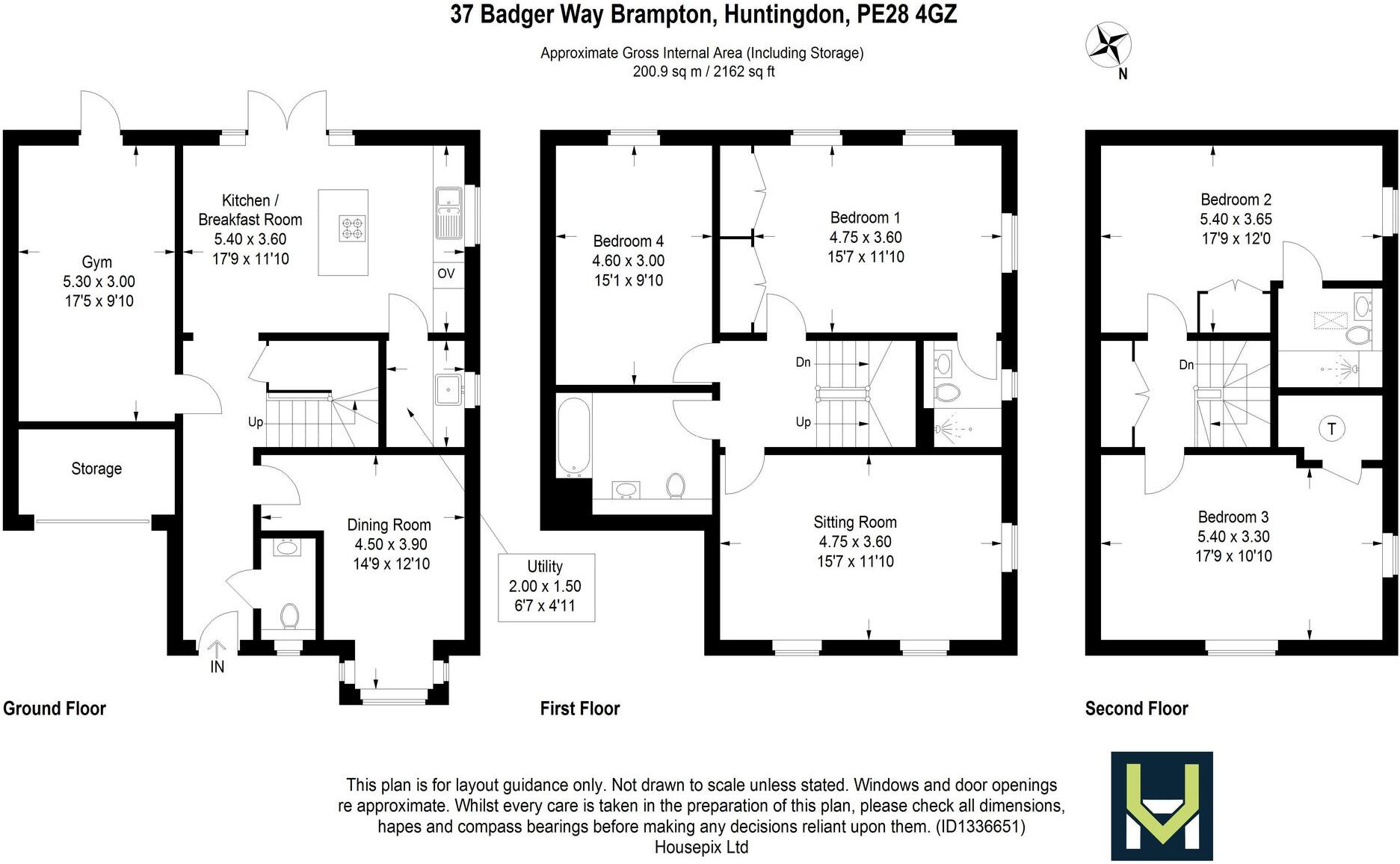Badger Way, Brampton, PE28 floorplan