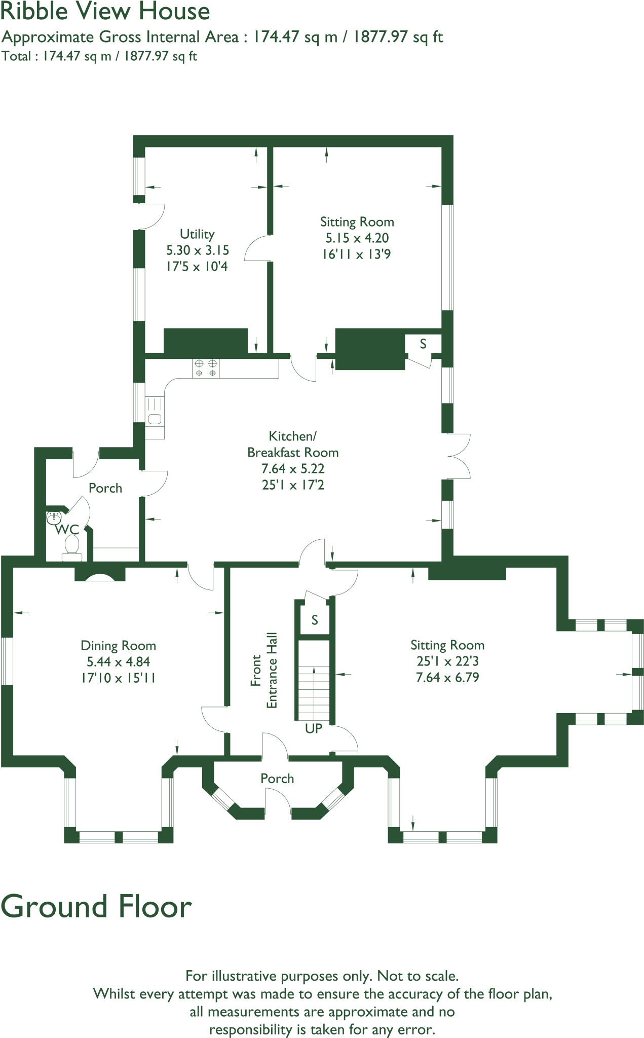 Alston Lane, Alston, Preston, Lancashire floorplan