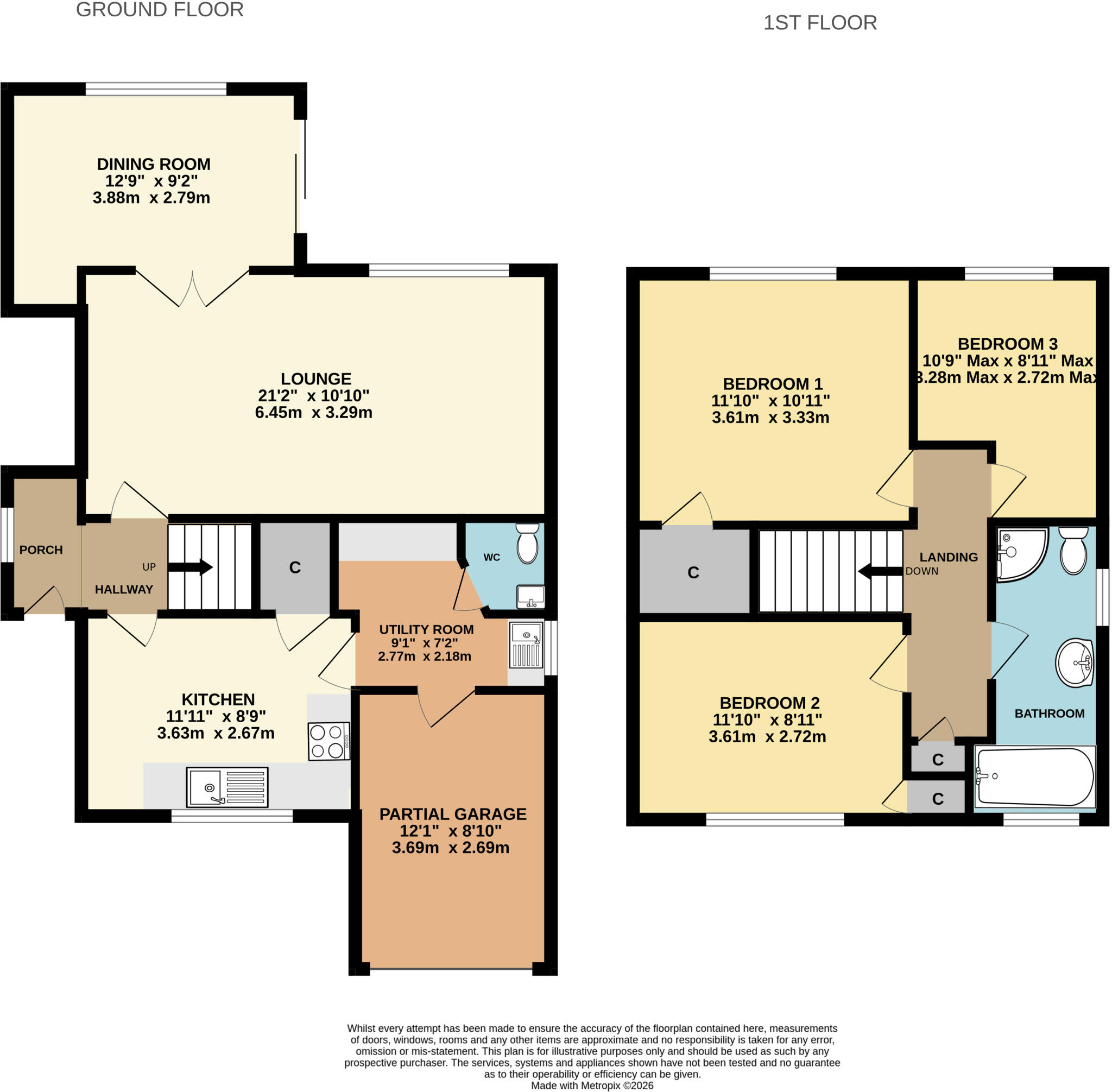 Tanners Road, Landkey, Barnstaple, Devon, EX32 floorplan