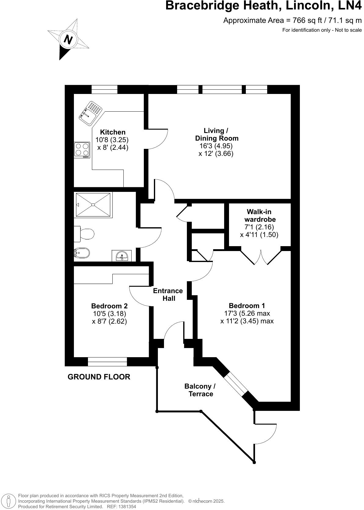 5, Minster Court floorplan