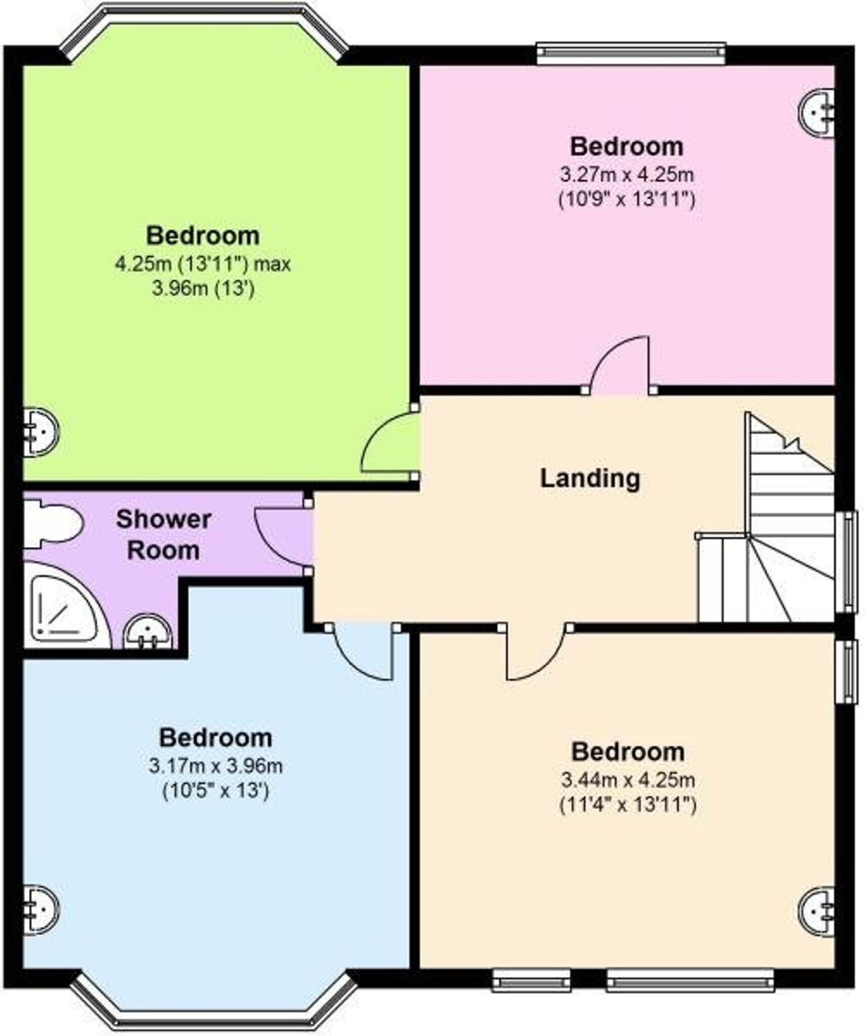 Harlaxton Drive, Nottingham, NG7 floorplan