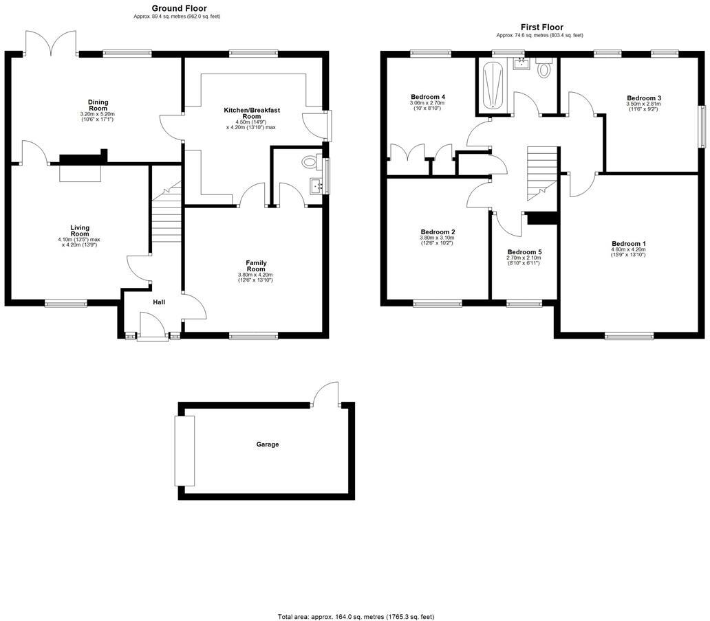 Honeysuckle Row, Sutton Park, Shrewsbury floorplan