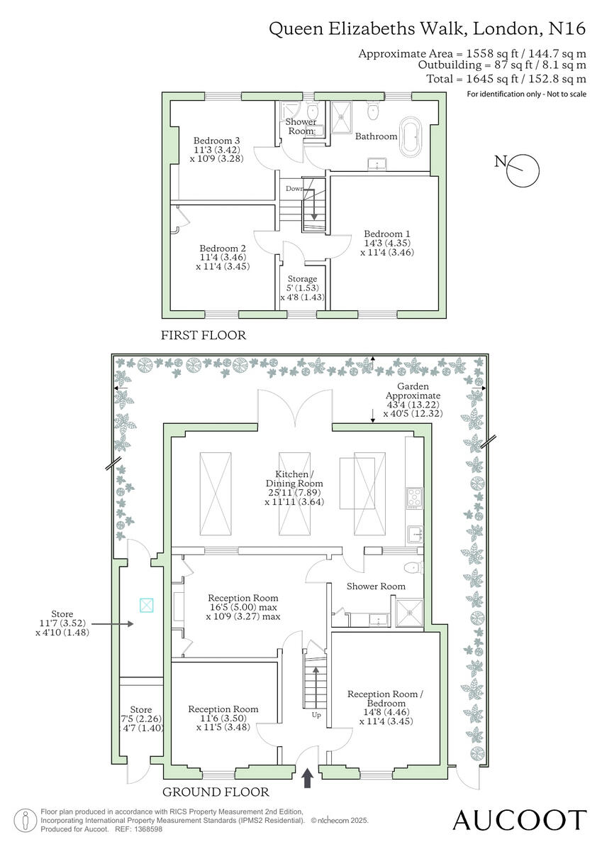 Queen Elizabeth Walk, Stoke Newington, London, N16 floorplan