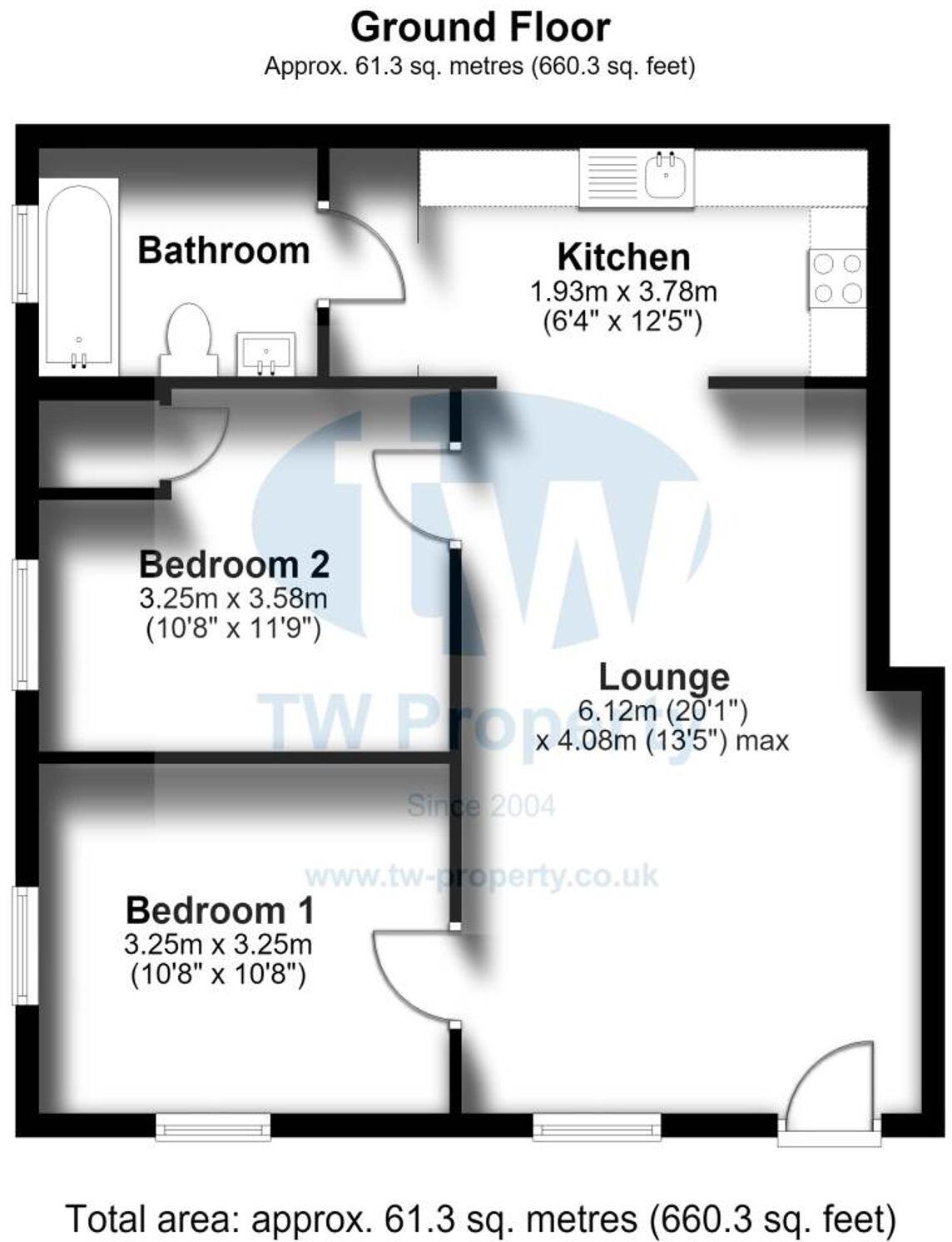 Nevill Terrace, Tunbridge Wells, TN2 floorplan