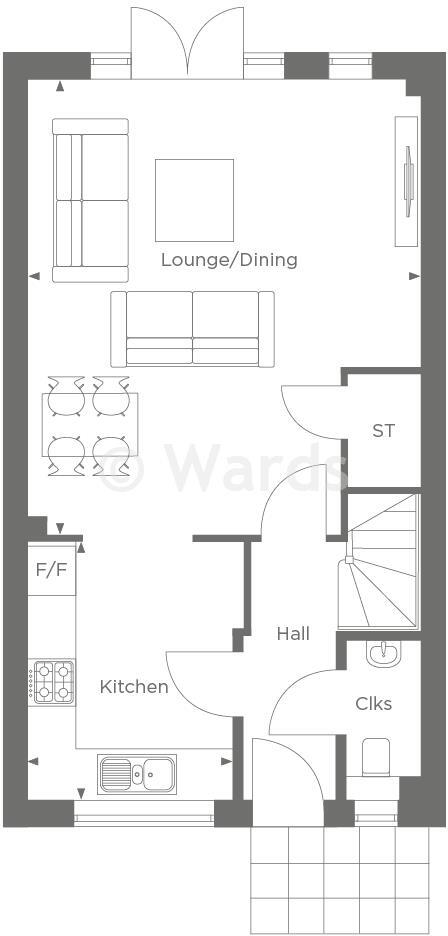 The Chalvington, Meadowbridge, Osborne Gardens, Herne Bay, Kent floorplan