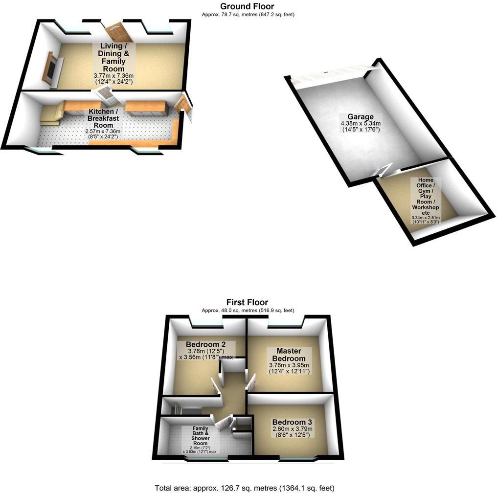 Vicarage Lane, Draycott, Cheddar floorplan